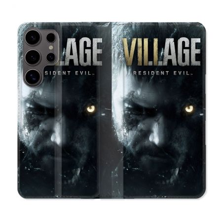 Housse Cuir Portefeuille Pour Samsung Galaxy S25 ULTRA Resident Evil