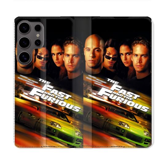 Housse Cuir Portefeuille Pour Samsung Galaxy S25 ULTRA The Fast And Furious