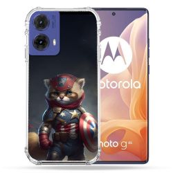 Coque Renforcée Pour Motorola G85 5G Animal Chat America