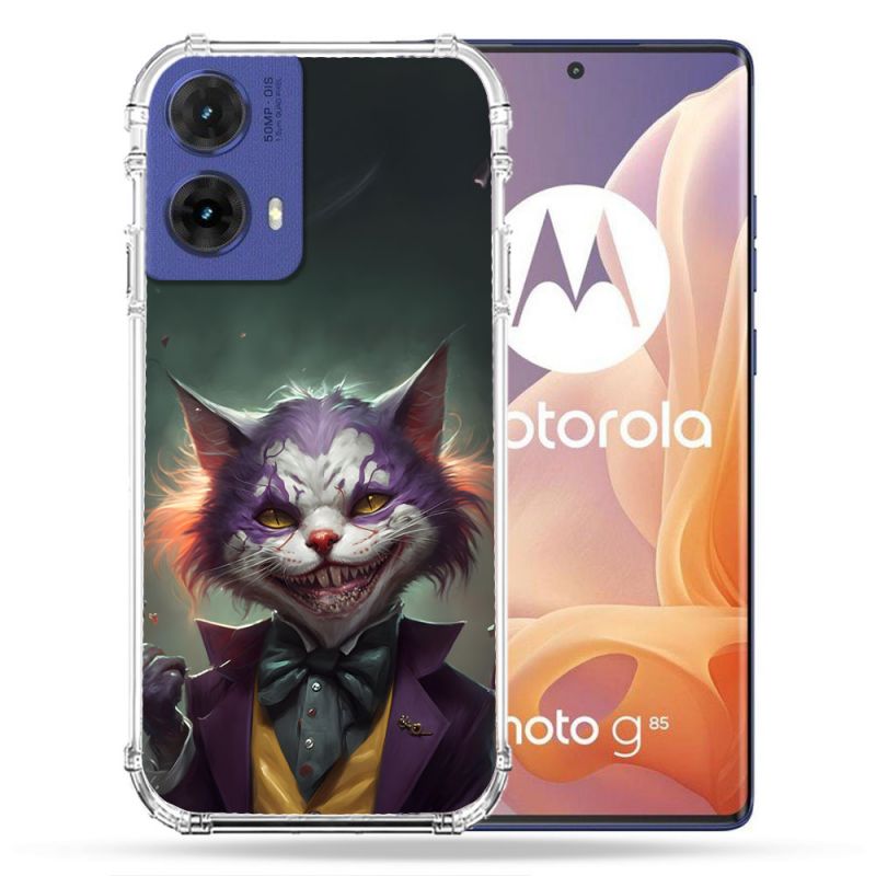 Coque Renforcée Pour Motorola G85 5G Animal Chat Joker