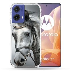 Coque Renforcée Pour Motorola G85 5G Animal Cheval Blanc