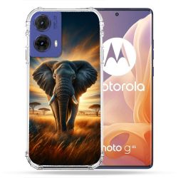 Coque Renforcée Pour Motorola G85 5G Animal Elephant Savane