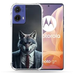 Coque Renforcée Pour Motorola G85 5G Animal Loup Business