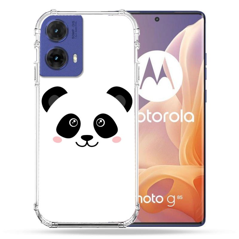 Coque Renforcée Pour Motorola G85 5G Animal Panda Blanc