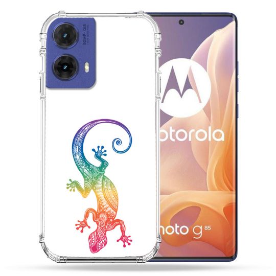 Coque Renforcée Pour Motorola G85 5G Animal Salamandre Color