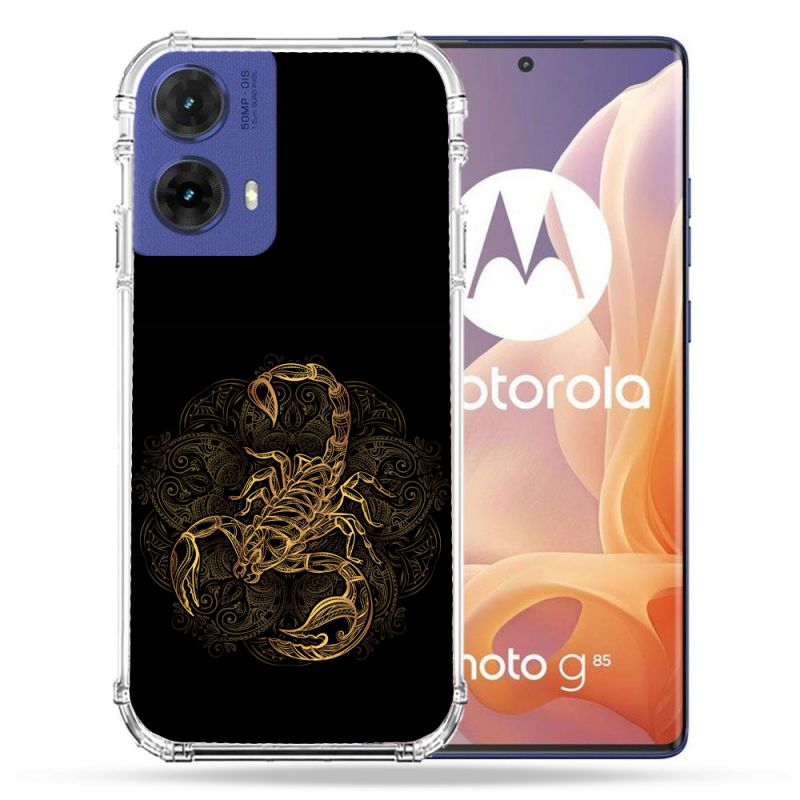 Coque Renforcée Pour Motorola G85 5G Animal Scorpion Fresque