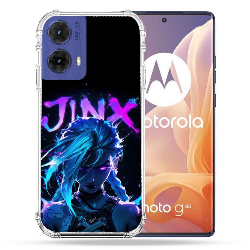 Coque Renforcée Pour Motorola G85 5G Arcane Jinx Night