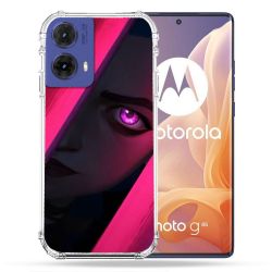 Coque Renforcée Pour Motorola G85 5G Arcane Jinx Rose