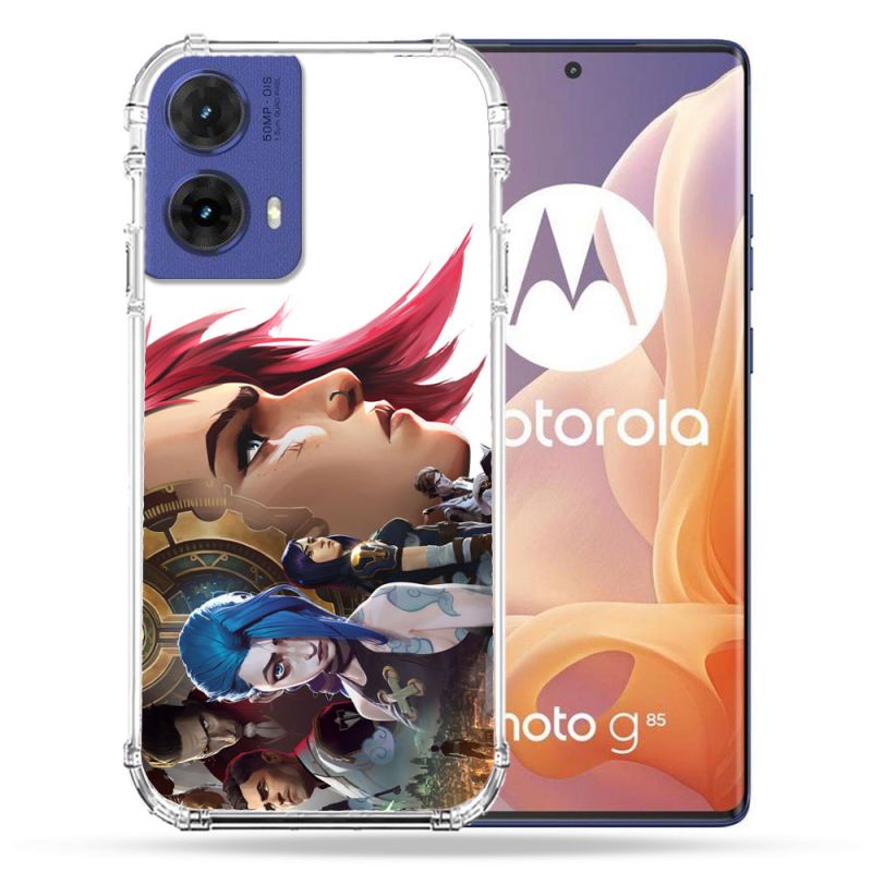 Coque Renforcée Pour Motorola G85 5G Arcane Jinx Sœur