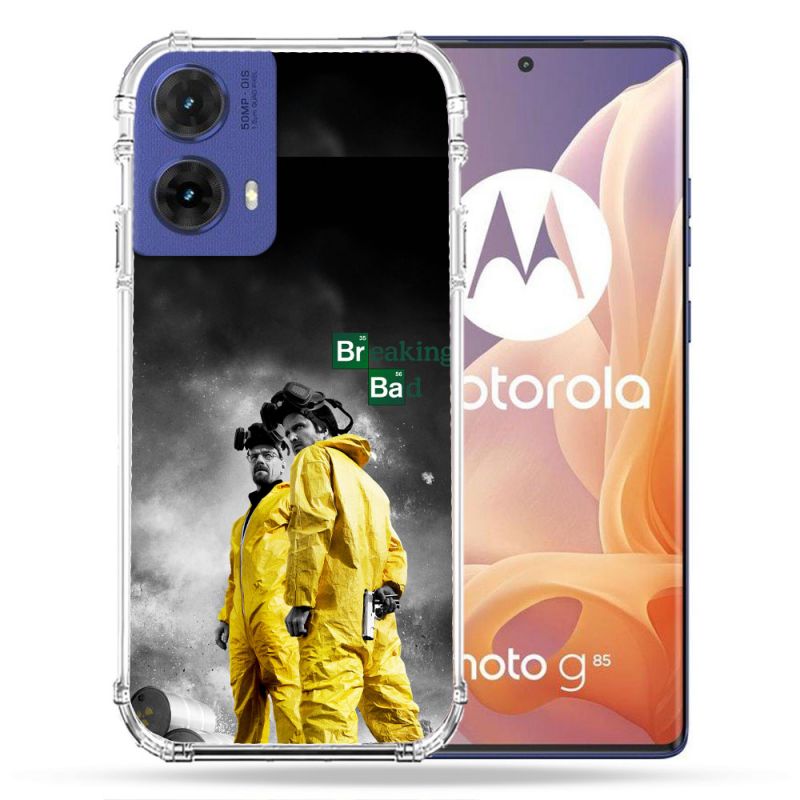 Coque Renforcée Pour Motorola G85 5G Breaking Bad Affiche