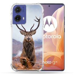 Coque Renforcée Pour Motorola G85 5G Chasse Chevreuil Montagne