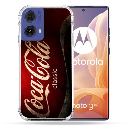 Coque Renforcée Pour Motorola G85 5G Coca Cola Classique