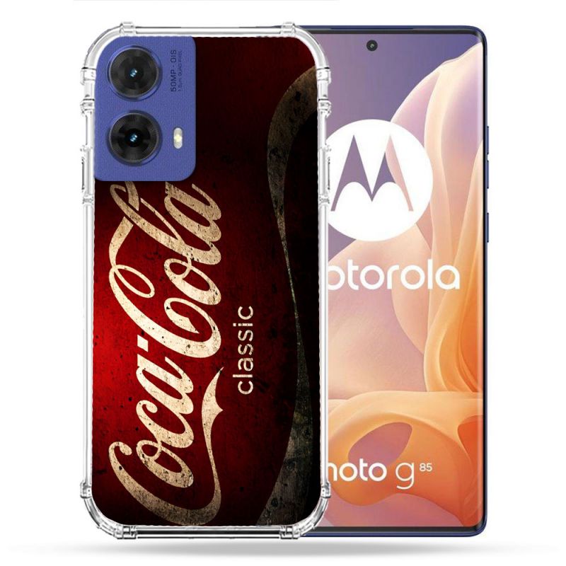 Coque Renforcée Pour Motorola G85 5G Coca Cola Classique