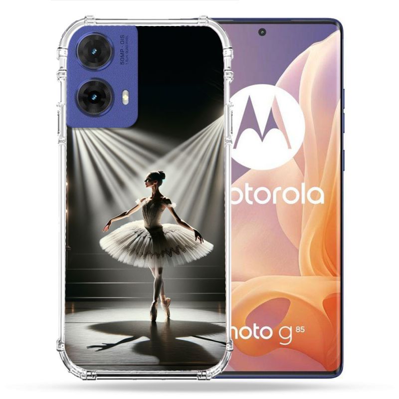 Coque Renforcée Pour Motorola G85 5G Danseuse Lumière