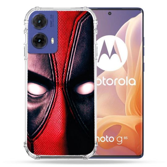 Coque Renforcée Pour Motorola G85 5G Deadpool Yeux