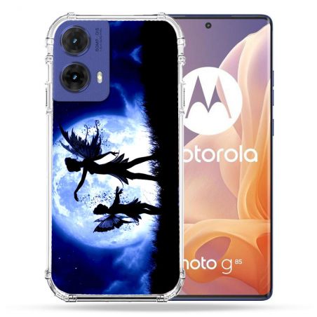 Coque Renforcée Pour Motorola G85 5G Fantastique Fee Lune