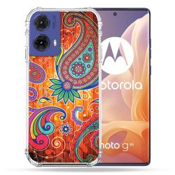 Coque Renforcée Pour Motorola G85 5G Fleur Psychedelic