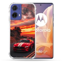 Coque Renforcée Pour Motorola G85 5G Ford Mustang GT500 Rouge