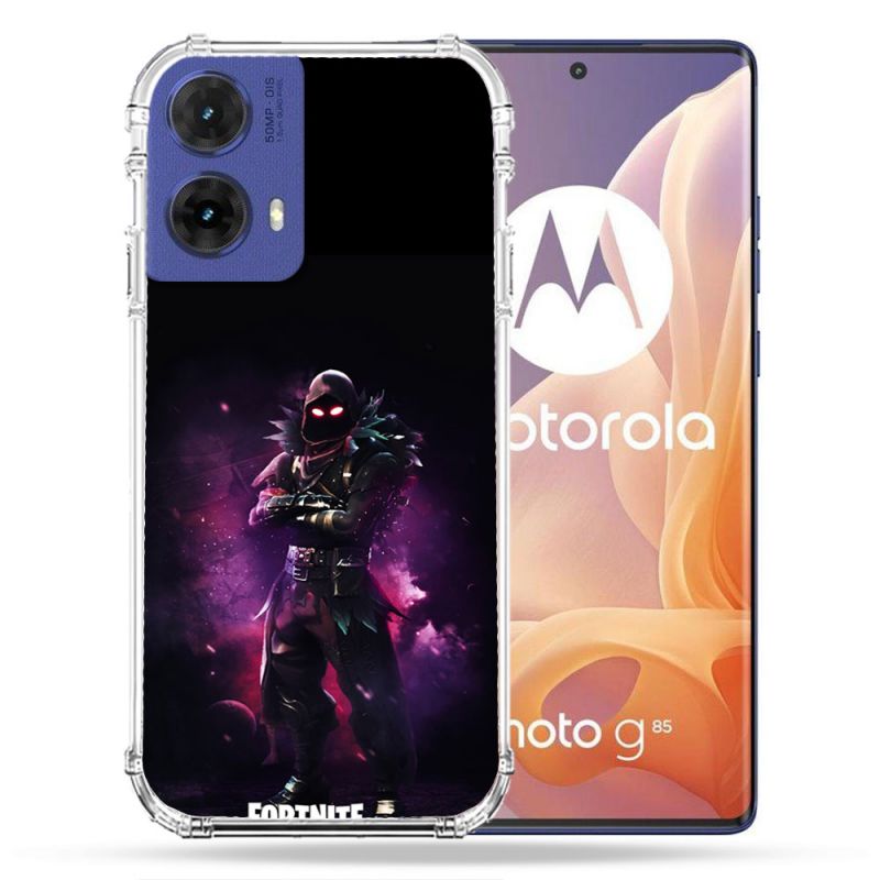 Coque Renforcée Pour Motorola G85 5G Fortnite Raven
