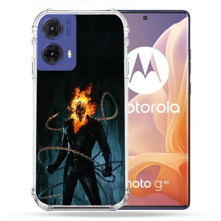 Coque Renforcée Pour Motorola G85 5G Ghost Rider