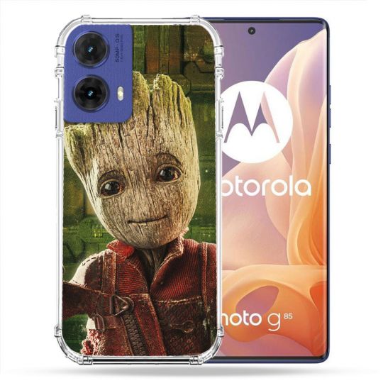 Coque Renforcée Pour Motorola G85 5G Groot Vert