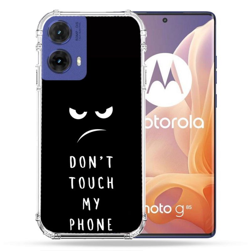 Coque Renforcée Pour Motorola G85 5G Humour Don't Touch