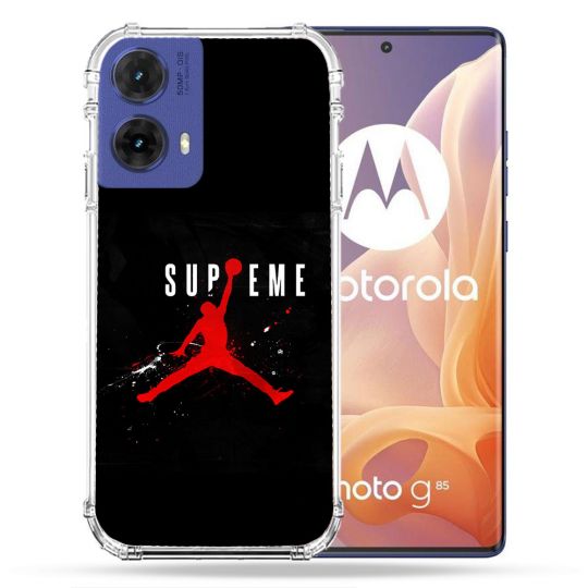 Coque Renforcée Pour Motorola G85 5G Jurassic Park Affiche