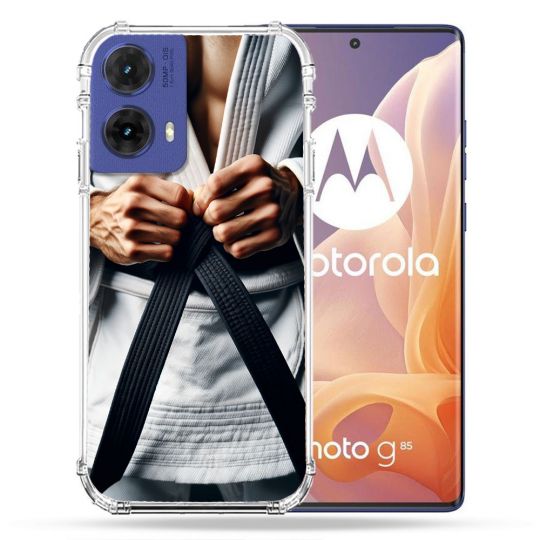 Coque Renforcée Pour Motorola G85 5G Kimono Ceinture