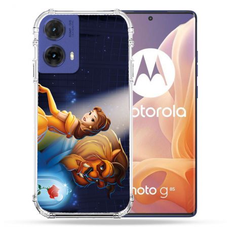 Coque Renforcée Pour Motorola G85 5G La Belle et La Bête