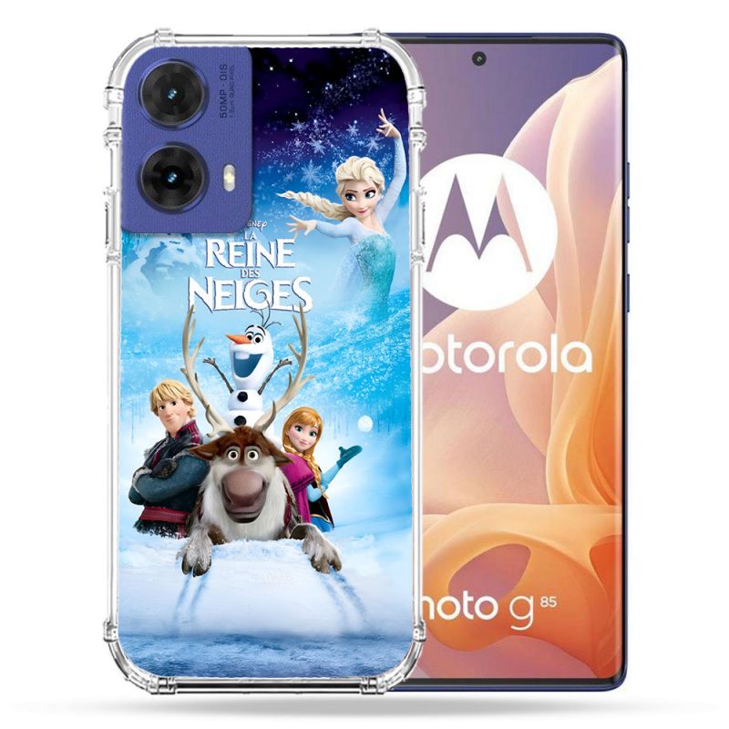 Coque Renforcée Pour Motorola G85 5G La Reine Des Neiges