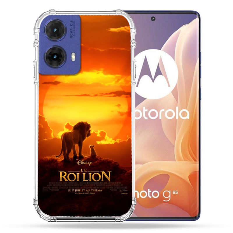 Coque Renforcée Pour Motorola G85 5G Le Roi Lion Affiche