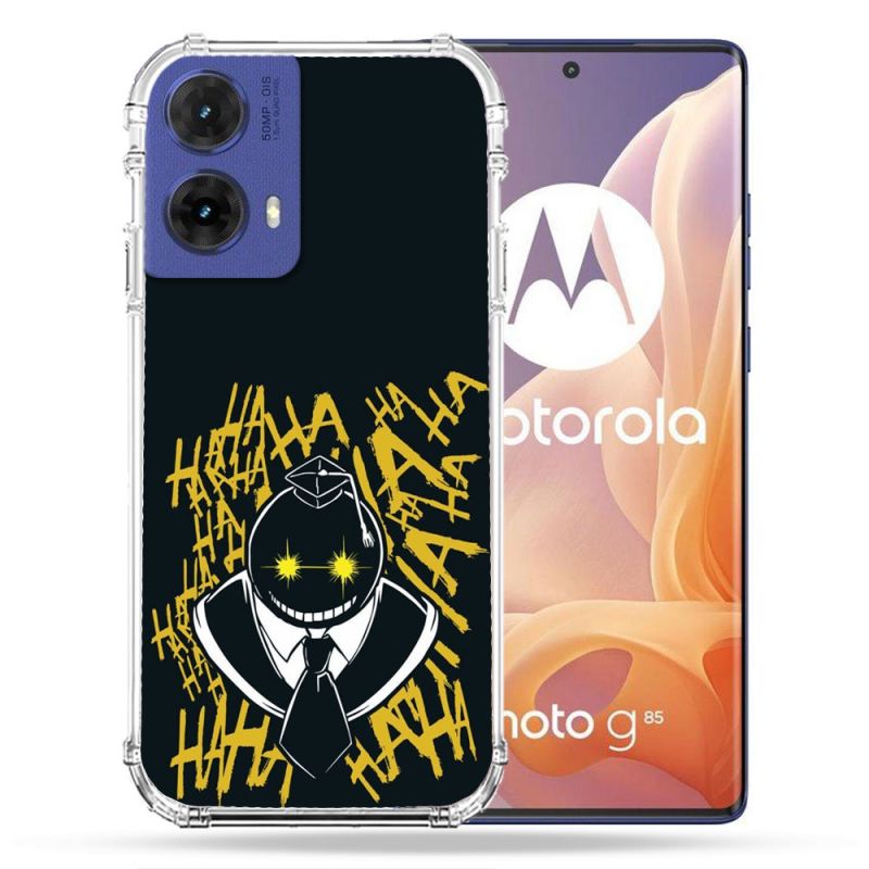 Coque Renforcée Pour Motorola G85 5G Manga Assassination Classroom Kuro Noir