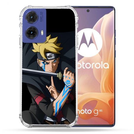 Coque Renforcée Pour Motorola G85 5G Manga Boruto Tatouage
