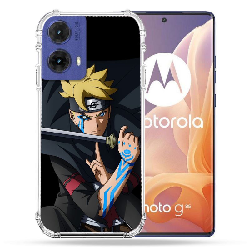Coque Renforcée Pour Motorola G85 5G Manga Boruto Tatouage