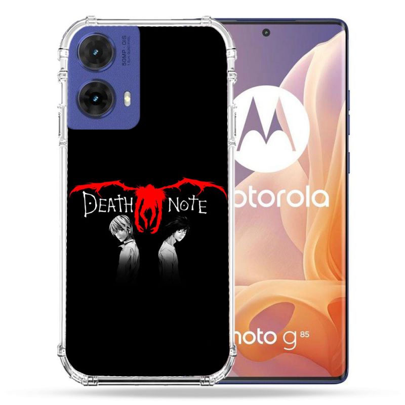 Coque Renforcée Pour Motorola G85 5G Manga Death Note Noir