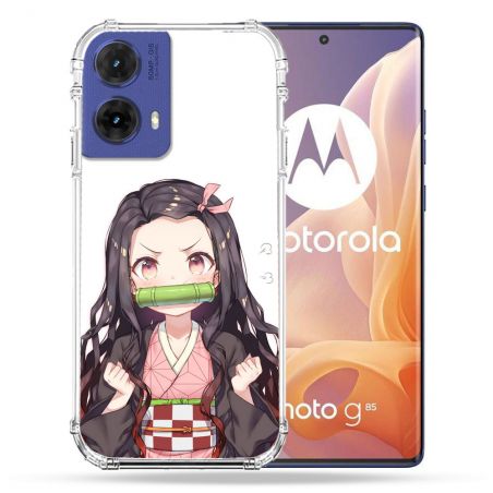 Coque Renforcée Pour Motorola G85 5G Manga Demon Slayer Nezuko