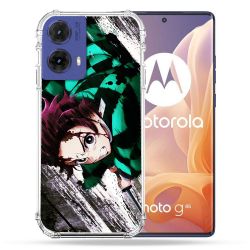 Coque Renforcée Pour Motorola G85 5G Manga Demon Slayer Tanjiro