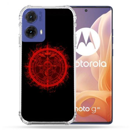 Coque Renforcée Pour Motorola G85 5G Manga Fullmetal Alchemist Logo
