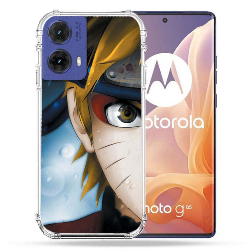 Coque Renforcée Pour Motorola G85 5G Manga Naruto Blanc