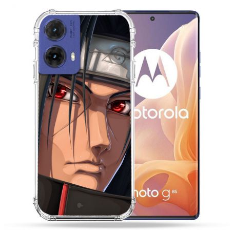 Coque Renforcée Pour Motorola G85 5G Manga Naruto Itachi Visage