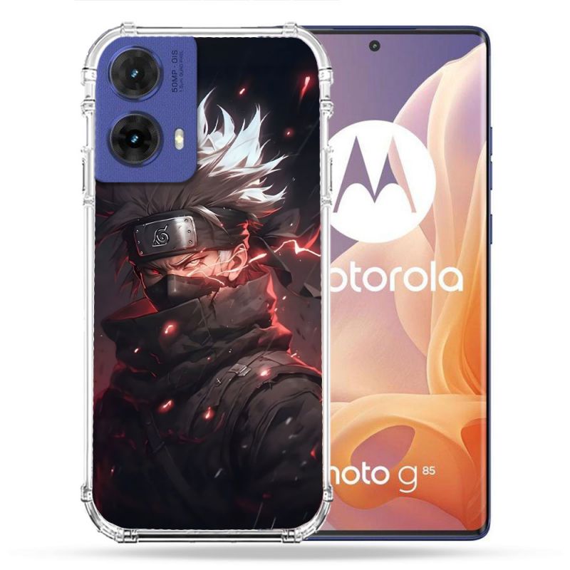Coque Renforcée Pour Motorola G85 5G Manga Naruto Kakashi Dark