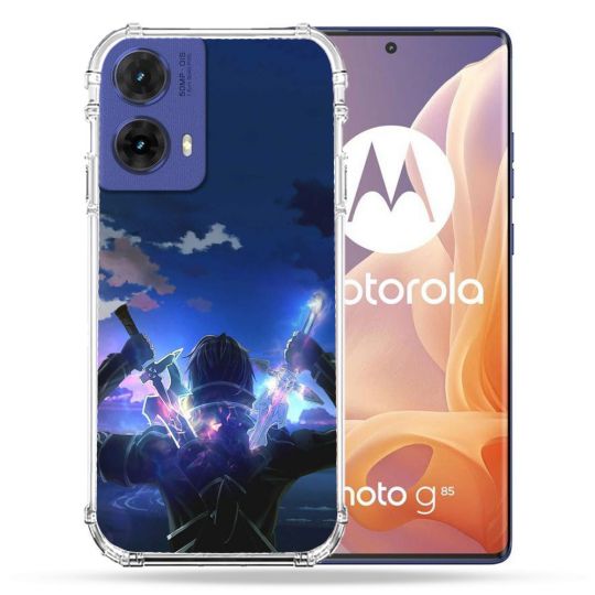 Coque Renforcée Pour Motorola G85 5G Manga SAO sword Art Online Epee