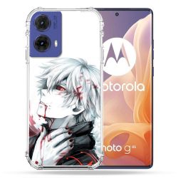 Coque Renforcée Pour Motorola G85 5G Manga Tokyo Ghoul Kaneki Blanc