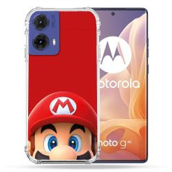 Coque Renforcée Pour Motorola G85 5G Mario Rouge