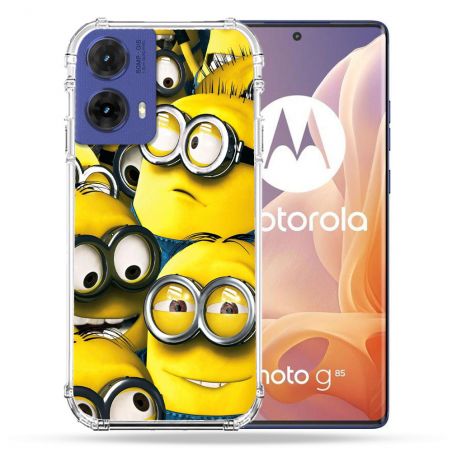 Coque Renforcée Pour Motorola G85 5G Minions Groupe