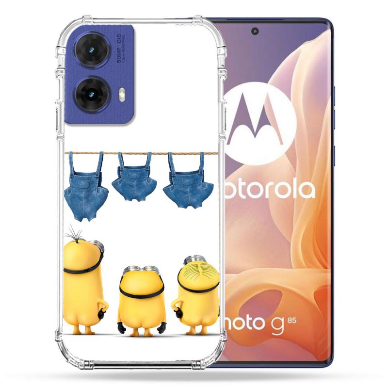 Coque Renforcée Pour Motorola G85 5G Minions Nus