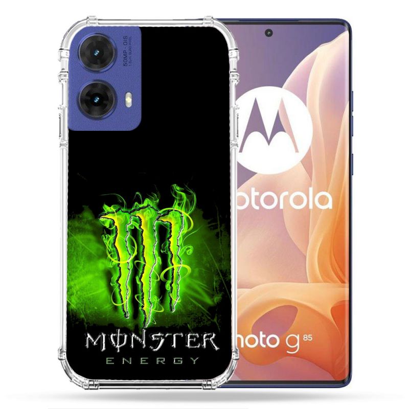 Coque Renforcée Pour Motorola G85 5G Monster Energy Vert
