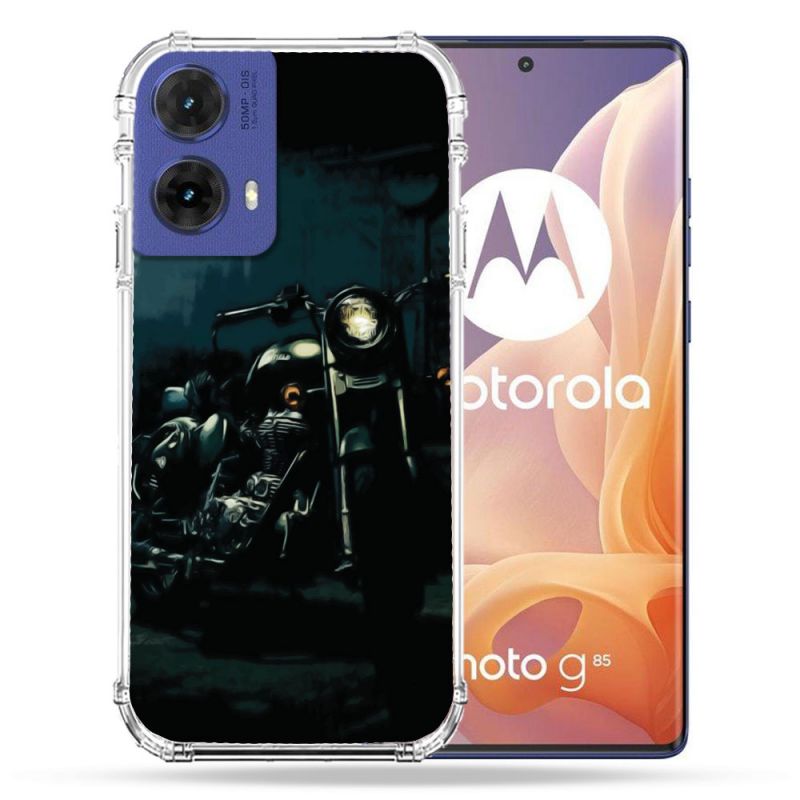 Coque Renforcée Pour Motorola G85 5G Moto Harley Vintage