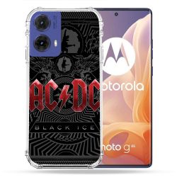 Coque Renforcée Pour Motorola G85 5G Musique Rock ACDC Rouge
