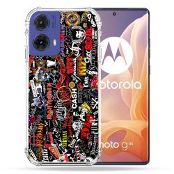 Coque Renforcée Pour Motorola G85 5G Musique Rock Groupe